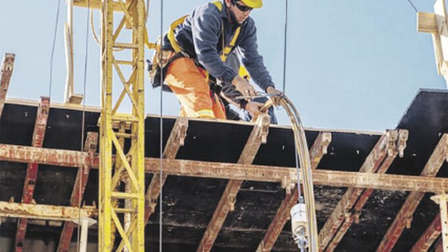 La construcción fue uno de los sectores más afectados por la caída de la economía.