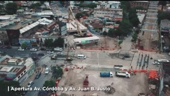 Finalizó el desarme del Puente Juan B. Justo y reabrieron el tránsito en Avenida Córdoba