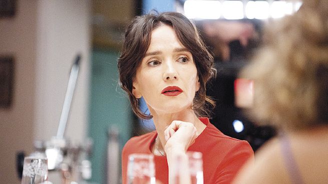 Natalia Oreiro. Una imagen de su nueva comedia “Casi muerta”.