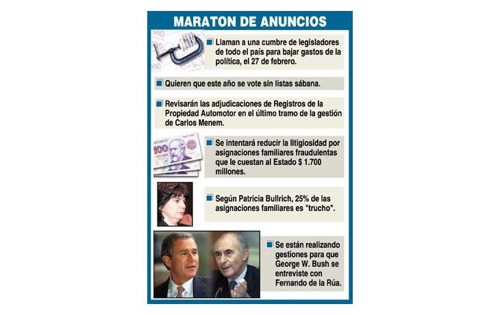 ámbito.com | Prepara el gobierno más anuncios