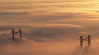 Así se ve el puente de Zárate por la intensa niebla Así se ve el puente de Zárate por la intensa niebla