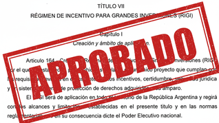 Según pudo averiguar Energy Report, al menos siete nuevos proyectos pedirán la solicitud de adhesión al RIGI, y sumarán 27 en total los presentados. Según pudo averiguar Energy Report, al menos siete nuevos proyectos pedirán la solicitud de adhesión al RIGI, y sumarán 27 en total los presentados.