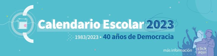 El calendario escolar de este año lleva el eslogan de