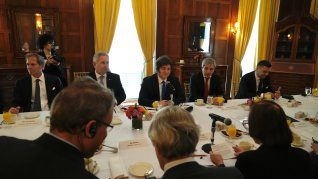 Javier Milei, en su viaje 14 a Estados Unidos. Javier Milei, en su viaje 14 a Estados Unidos.