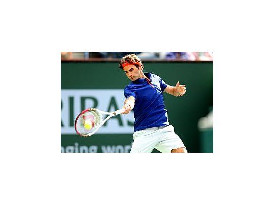 Federer se impuso al uzbeco Denis Istomin por 6-2 y 6-3.