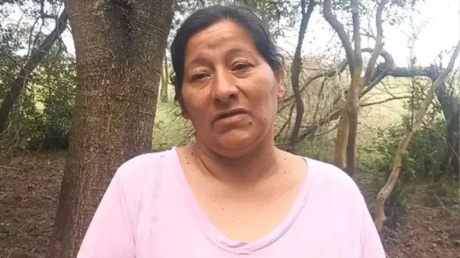 Laudelina, la tía de Loan que está detenida en la cárcel de Ezeiza.