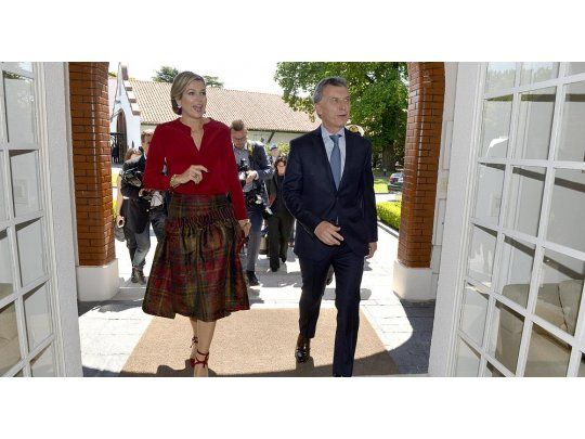 Macri y Máxima.