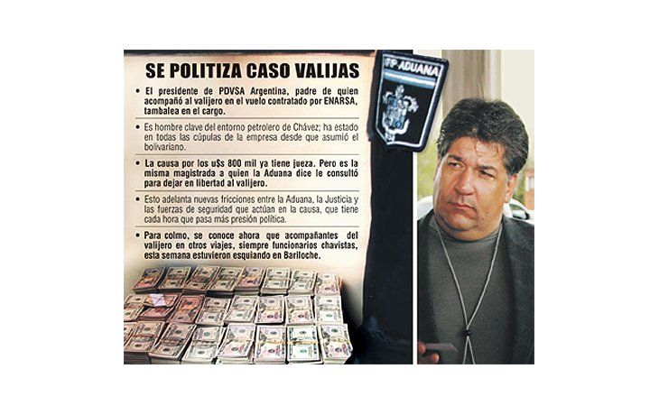 ámbito.com | Tambaleaba el titular de PDVSA en la Argentina. Causa vuelve a la jueza que dejó escapar al valijero