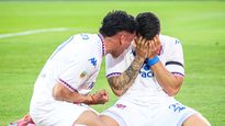 La emoción de Nacho Russo al convertir tras la muerte de su padre Miguel Ángel.
