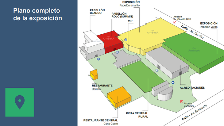La inauguración oficial de la ArMinera 2025 es el miércoles 21 de mayo a las 18 en la Sala Plenaria del Pabellón Rojo.