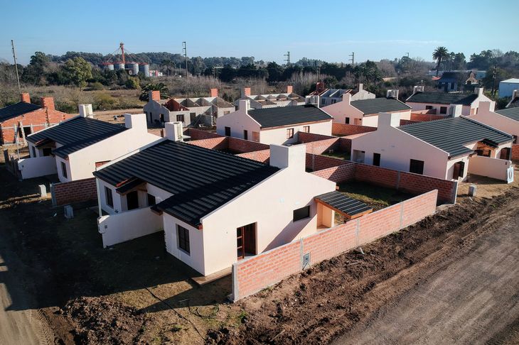 El complejo de viviendas entregas en la localidad de Magdalena, en el interior de la provincia de Buenos Aires. El complejo de viviendas entregas en la localidad de Magdalena, en el interior de la provincia de Buenos Aires.