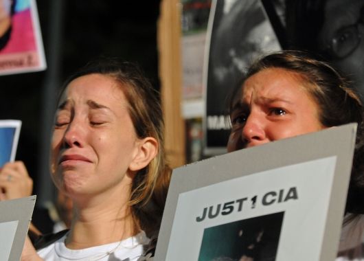 Tragedia de Once: bocinazo y acto para exigir justicia (foto 1)