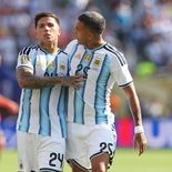 Enzo Fernández y Facundo Medina en la final del Mundial 2026 con la Selección argentina. Enzo Fernández y Facundo Medina en la final del Mundial 2026 con la Selección argentina.