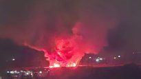 Un depósito se incendió en Ezeiza luego de una explosión.&nbsp;