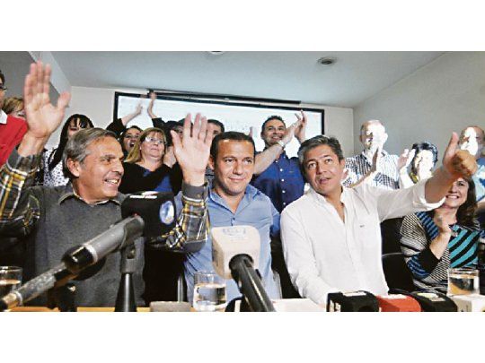 otros tiempos. Jorge Sapag, Omar Gutiérrez y Rolando Figueroa son actores principales de la interna del MPN, que tuvo un verano agitado .