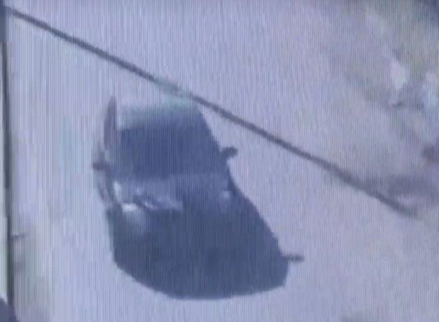 El Ford Ka de Barrelier que tomaron las c&aacute;maras en las horas previas a la muerte de Agostina.