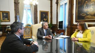 alberto fernandez se reunio con cecilia moreau y german martinez