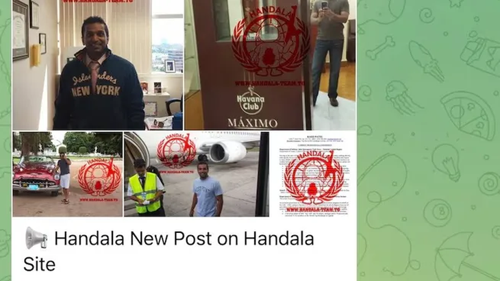 Las fotos privadas de Kash Patel que publicó Handala Hack Team en Telegram. Las fotos privadas de Kash Patel que publicó Handala Hack Team en Telegram.