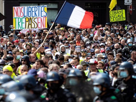 Movilización en Francia contra la reforma jubilatoria.