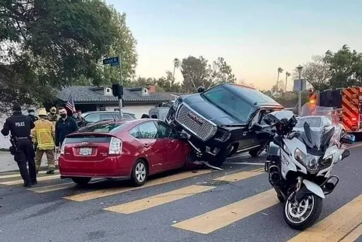 The accident in which the actor injured a woman. The accident in which the actor injured a woman.