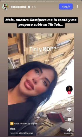 “Yesterday I was playing at the Hotel Costs and the elevator was uploaded by Rodrigo de Paul. Which is rare because Tini is also “Yesterday I was playing at the Hotel Costs and the elevator was uploaded by Rodrigo de Paul. Which is rare because Tini is also