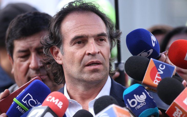 El aspirante presidencial de derecha, Federico Gutierrez.