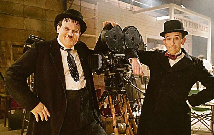 Stan & Ollie. John C. Reilly como Oliver Hardy y Steve Cogan como Stan Laurel en el film de Jon S. Baird sobre el Gordo y el Flaco.