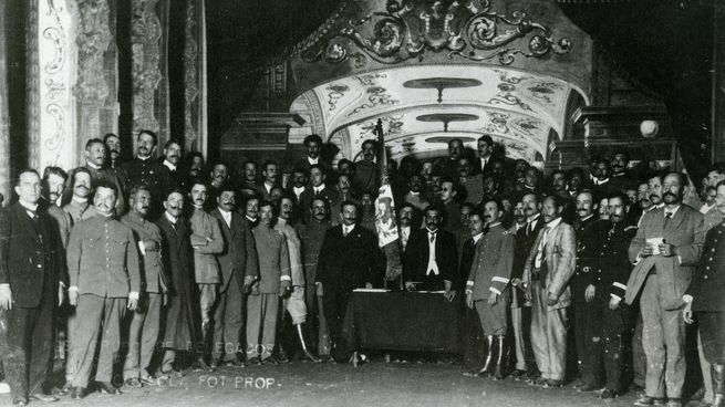 En 1914 la Convención Revolucionaria se declara soberana.