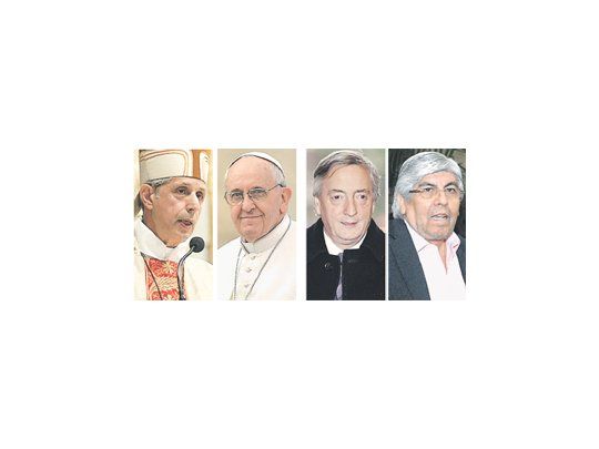 Mario Poli, Jorge Bergoglio, Nestor Kirchner, Hugo Moyano