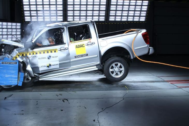 The Great Wall Wingle 5 pickup, with only two airbags, earned zero stars.