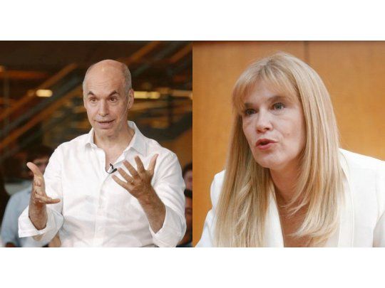 Horacio Rodríguez Larreta y Verónica Magario.