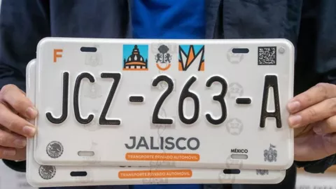Cambio de placas gratis en Jalisco hasta el 31 de enero para estas terminaciones.