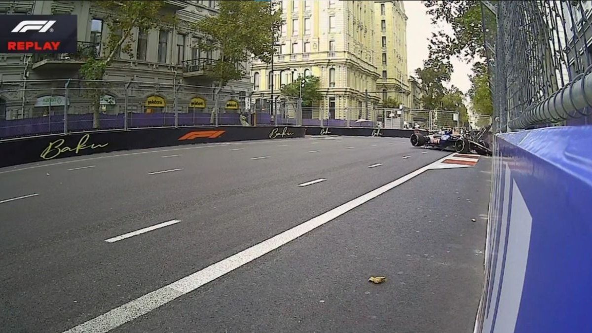 This was Franco Colapinto’s clash in the classification of the Azerbaijan Grand Prix