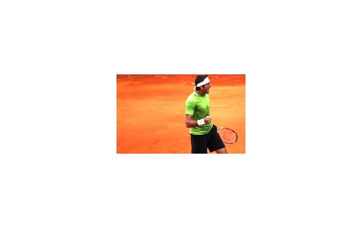 El tandilense Juan Martín Del Potro festejó ante el máximo favorito del certamen, el sueco Robin Soderling.