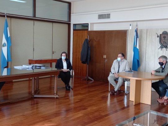El presidente del Senasa, Carlos Paz, visitó La Pampa donde se reunió con el Gobernador Sergio Ziliotto.