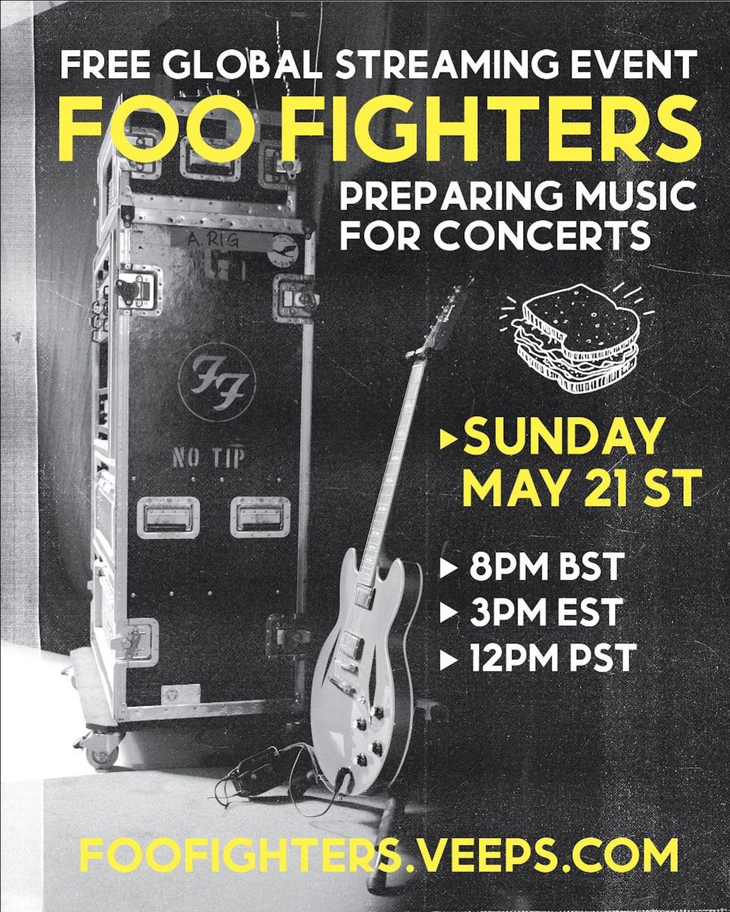 Foo Fighters released a new single and announces a free streaming event