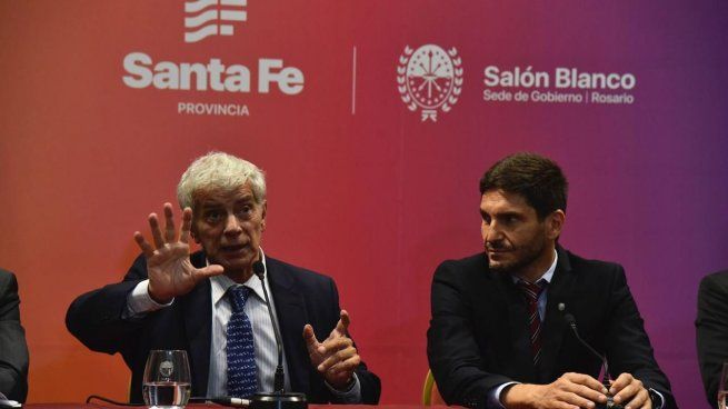 Mariano Cúneo Libarona y Maximiliano Pullaro. 