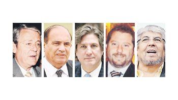 ámbito.com | Carlos Kunkel, José María  Díaz Bancalari, Amado  Boudou, José  Ottavis, Hugo  Moyano