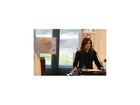 Cristina de Kirchner defendió la política cambiar aplicada desde octubre de 2011.