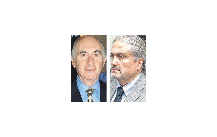 Fernando de la Rúa y Alberto Flamarique