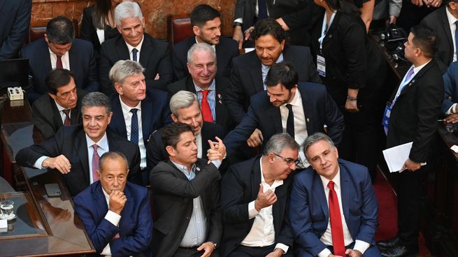 Gobernadores en la inauguración de sesiones ordinarias.