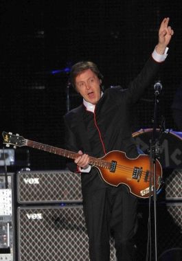 El ex Beatle se presenta en el marco de su gira mundial