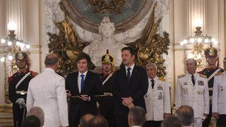 Javier Milei retomó este martes su agenda en un acto junto a Luis Petri. Javier Milei retomó este martes su agenda en un acto junto a Luis Petri.