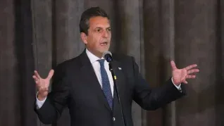 Sergio Massa en el encuentro del Consejo para el Comercio y la Producción.