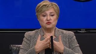 La directora gerente del Fondo Monetario Internacional, en su visita al país.