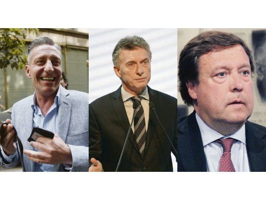 Mariano Arcioni, Mauricio Macri y Alberto Weretilneck.