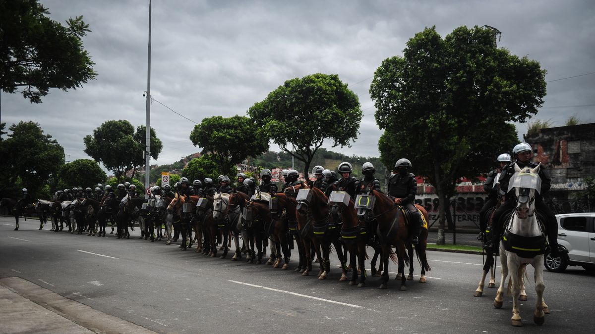 Boca-Fluminense Final: this is the security operation on the streets of Rio de Janeiro