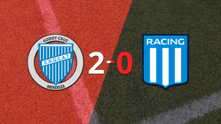 racing club cayo 2-0 en su visita a godoy cruz