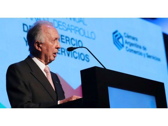 Di Fiorio disertó en la apertura del Primer Encuentro Anual para el Desarrollo del Comercio y los Servicios.