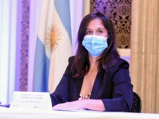 Claudia Grynszpan, ministra de Turismo de San Juan y presidenta del Consejo Federal del Turismo por segundo año consecutivo.